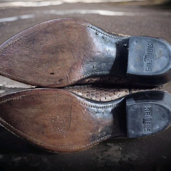Abilene Men\'s Cowboy Vision Western Brown  MADE IN USA LEATHER Size 9 main image 4